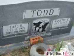 Earl B Todd