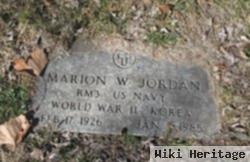 Marion W "whit" Jordan