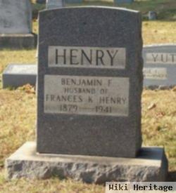 Benjamin F. Henry