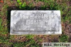 Mary "willie" Callaway Gantt