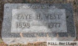 Faye H West