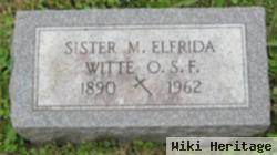 Sr M. Elfrida Witte