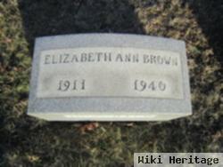 Elizabeth Ann "betty" Brown