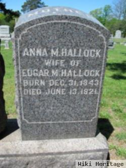 Anna Marie Miles Hallock