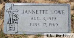 Jannette Lowe