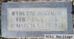 Wynette Bozeman