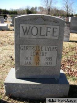 Gertrude Lyles Lowery Wolfe