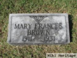 Mary Frances Brown