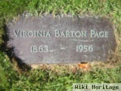 Virginia Barton Page