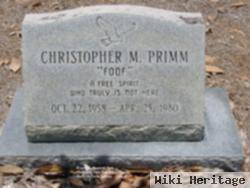 Christopher M Primm