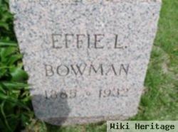 Effie L. Barber Bowman