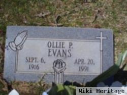 Ollie P. Evans