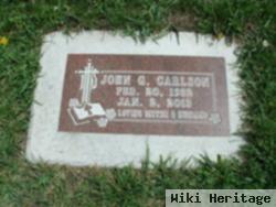 John G. "lindy" Carlson