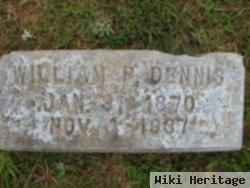 William Pleasant "will" Dennis