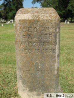 George W Parker