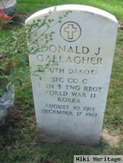 Sfc Donald J Gallagher