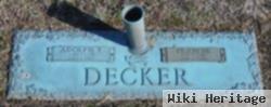 Adolph F Decker