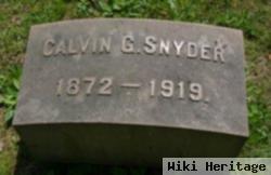 Calvin G Snyder