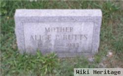 Alice P Butts