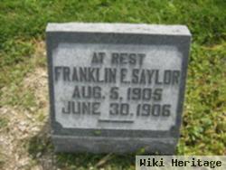 Franklin E Saylor