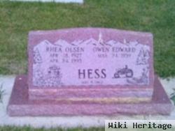 Rhea Olsen Hess