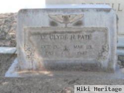 Lieut Clyde Hollis Pate