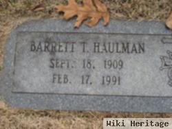 Barrett T Haulman