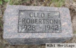 Cleo Elden Robertson