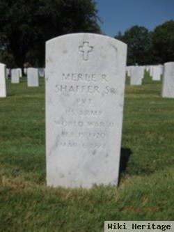 Merle R Shaffer, Sr