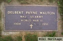 Maj Delbert Payne Walton