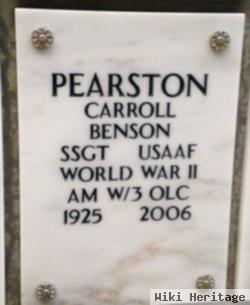 Carroll Benson Pearston