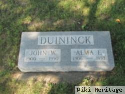 Alma E Vanburen Duininck