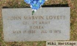 John Marvin Lovett