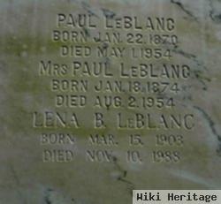 Mrs Paul Leblanc