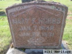 Mary E. Hobbs