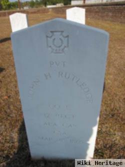 Pvt John H. Rutledge