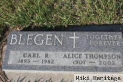 Rakel Alice "alice" Thompson Blegen