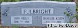 Tennessee "tennie" Melton Fulbright