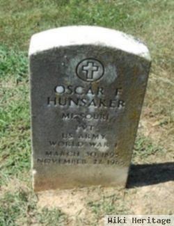 Oscar F Hunsaker