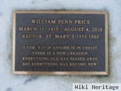 Rev William Penn Price