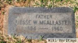 Jesse W Mcallaster