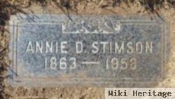 Annie D. Stimson