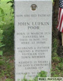 John Lufkin Poor