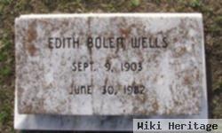 Edith Bolen Wells