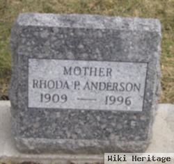 Rhoda Pearl Stedman Anderson