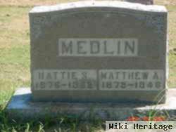 Hattie S Medlin