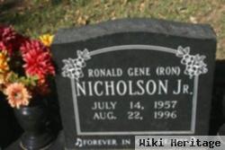 Ronald Gene "ron" Nicholson, Jr