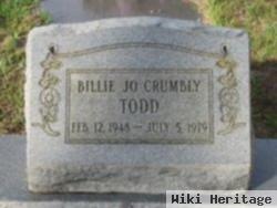 Billie Jo Crumbly Todd