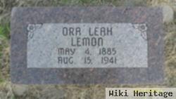 Ora Leah Fees Lemon