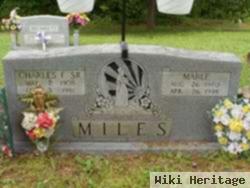 Charles F Miles, Sr